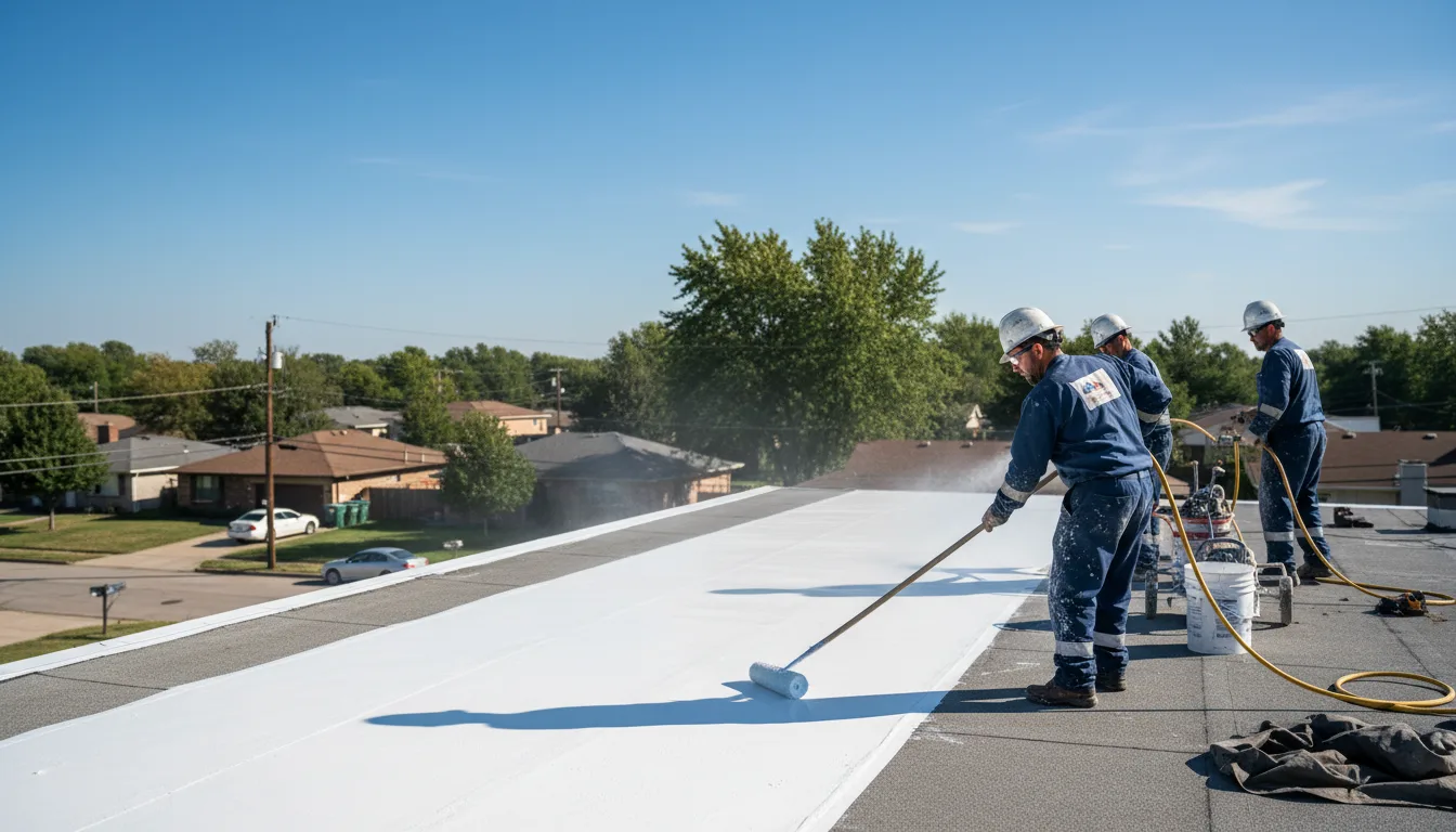 Commercial roof coating in Corder, MO near me